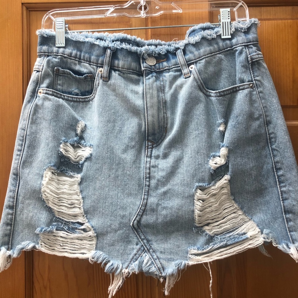 Express Denim Skirt
